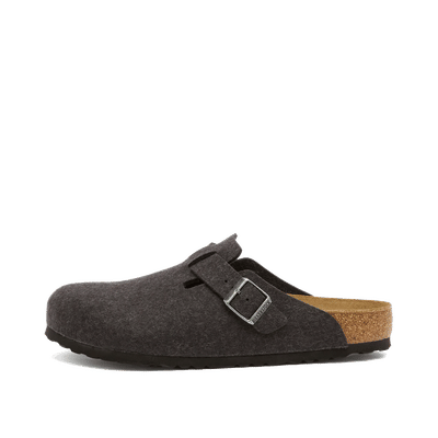 Birkenstock Boston Clog "Anthracite Wool" | 160371