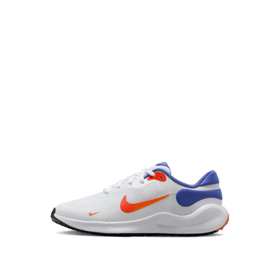 Nike Revolution 7 "White/Astronomy Blue/Total Orange (GS)" | FB7689-102