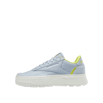 Reebok Club C Double Geo "Grey/Chalk/Acid Yellow" | H69144