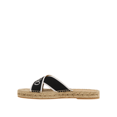 Off-White Criss-Cross "Black/White" | OWIB016S25FAB0011001