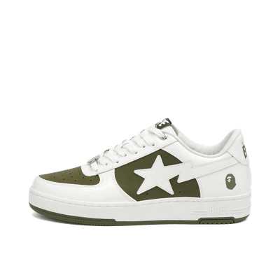A Bathing Ape Bape Sta "White/Olive" | 001FWK801306MOLD