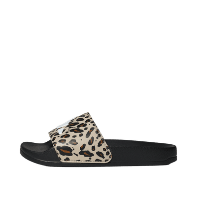 Adidas Adilette Shower Logo Slide "Crystal Linen / Core White / Core Black" | IH9586