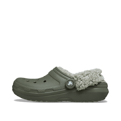 Crocs Classic Fleece Lined Clog "Dusty Olive" | 211396-3J5