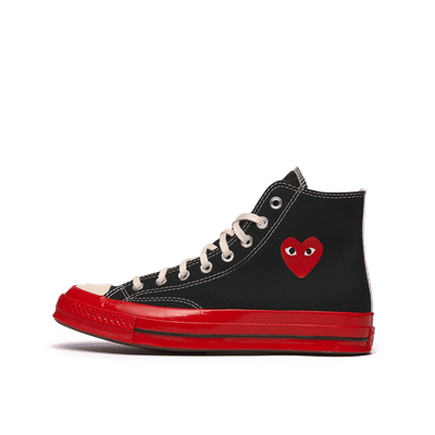 Comme des Garçons PLAY x Converse Chuck 70 Hi "Red Sole" | A01793C001
