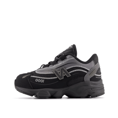 New Balance 1000 Kids Bungee Lace "Black/Grey" | I100072C