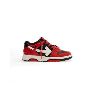 Off-White Out Of Office "Black/Red" | OBIA011F24LEA0011025