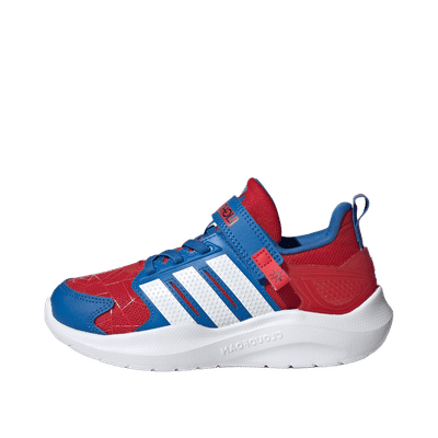 Adidas Marvel Lightorama Spider-Man Kids "Better Scarlet / Cloud White / Bright Royal" | JR2334