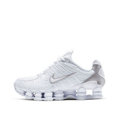 Nike Shox TL "White/Metallic Silver-Max Orange" | AR3566-100