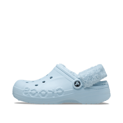 Crocs Baya Lined Fuzz-Strap Clog "Mineral Blue" | 206633-4JQ