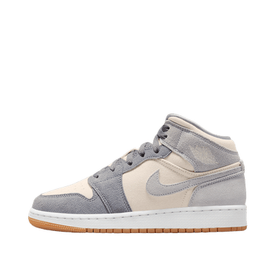 Air Jordan 1 Mid SE "Coconut Milk Particle Grey (GS)" | DN4346-100