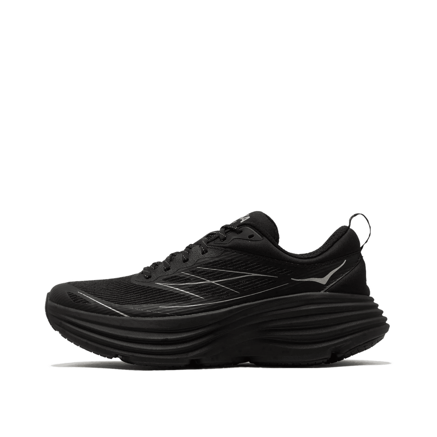 HOKA Bondi 8 TS Caged "Black/Silver" | 1155391BKSV