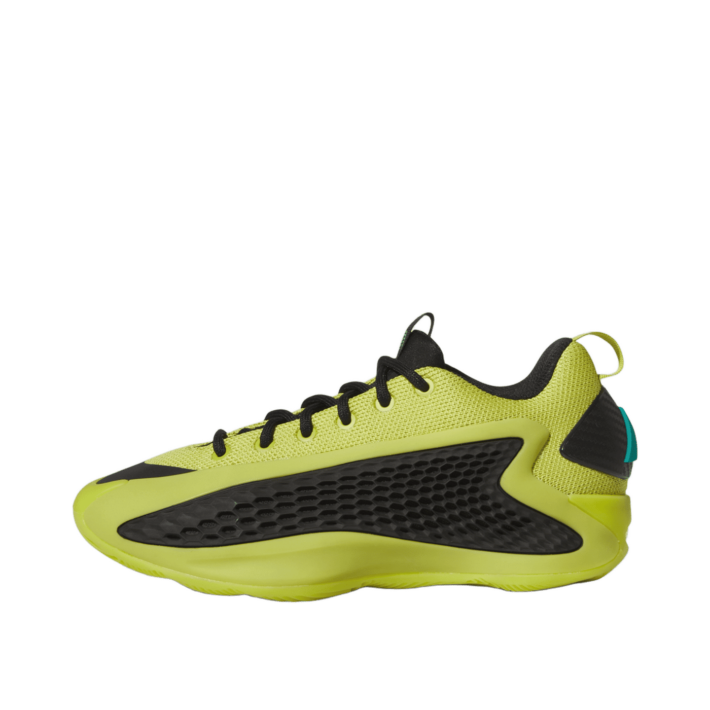 Adidas Anthony Edwards 1 Low "Preloved Lime / Core Black / Pure Teal" | JS1773