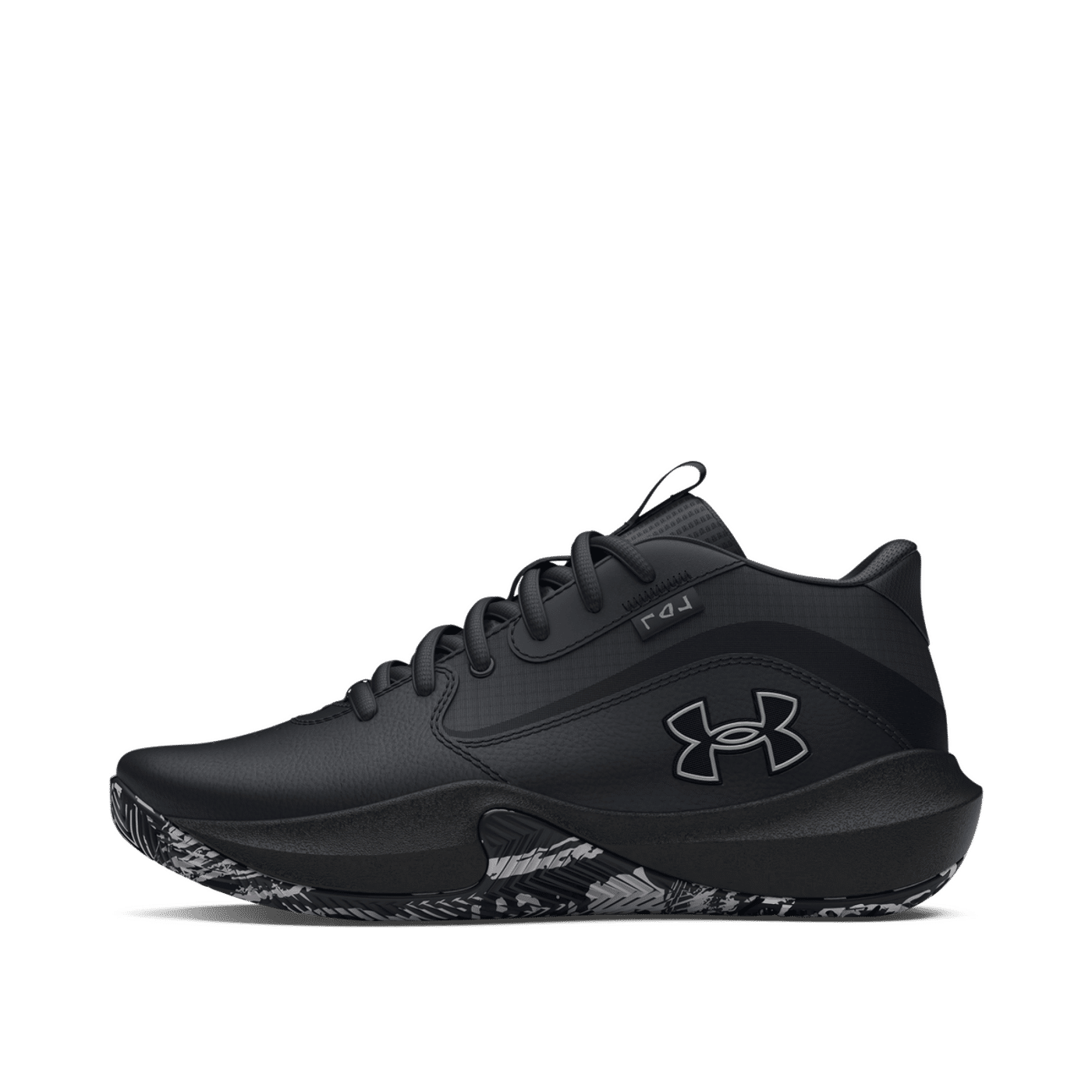 Under Armour Lockdown 7 Grade School "Black/Metallic Silver" | 3028513004