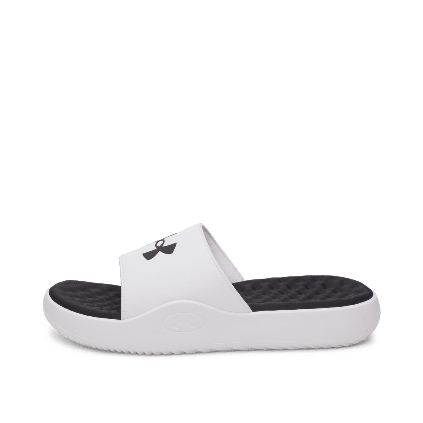 Under Armour Ignite Pro 8 Fixed Strap Slide "White/Black" | 6010383100
