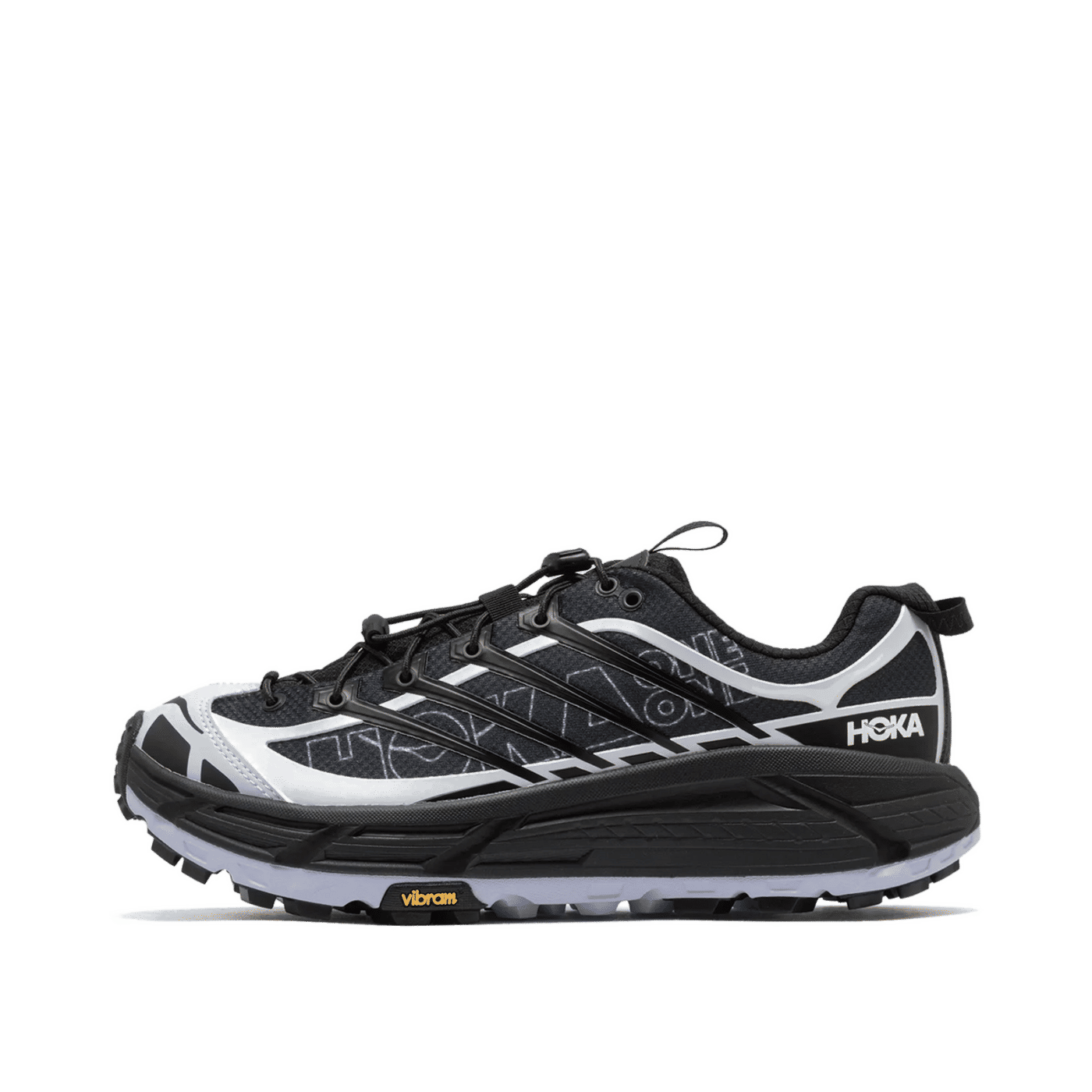 Hoka One One Mafate Three2 Wordmark "Carbon Black/Ambient Blue" | 1175490CBNB