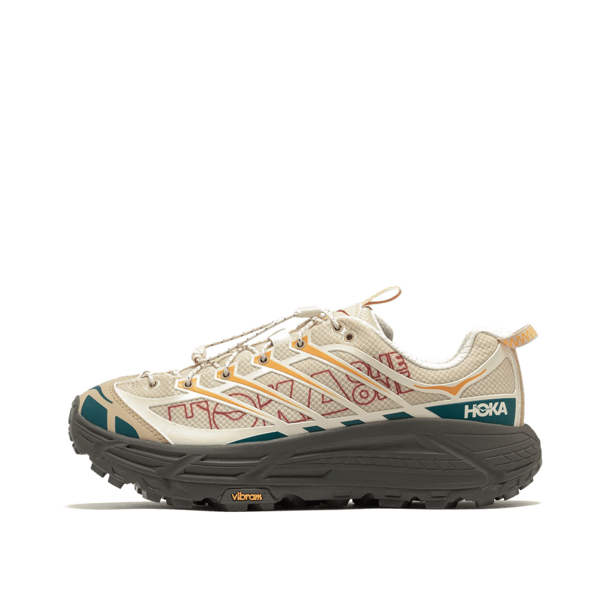 Hoka One One Mafate Three2 Wordmark "Cream/Khaki" | 1175490CRMK