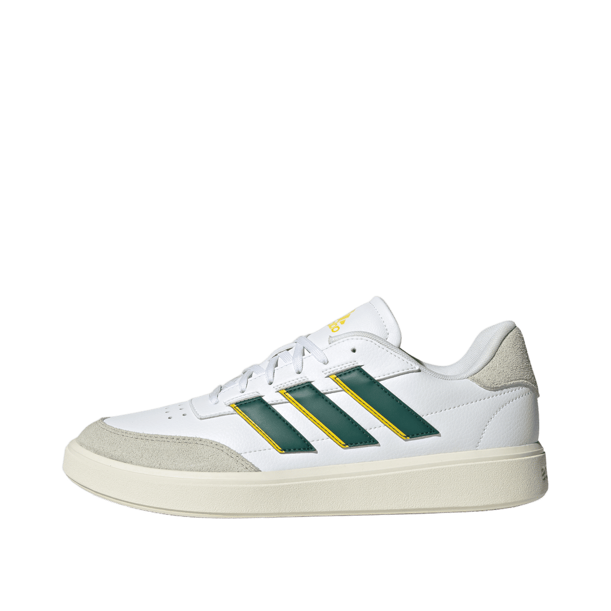 Adidas Courtblock "Cloud White / Collegiate Green / Utility Yellow" | IG6864