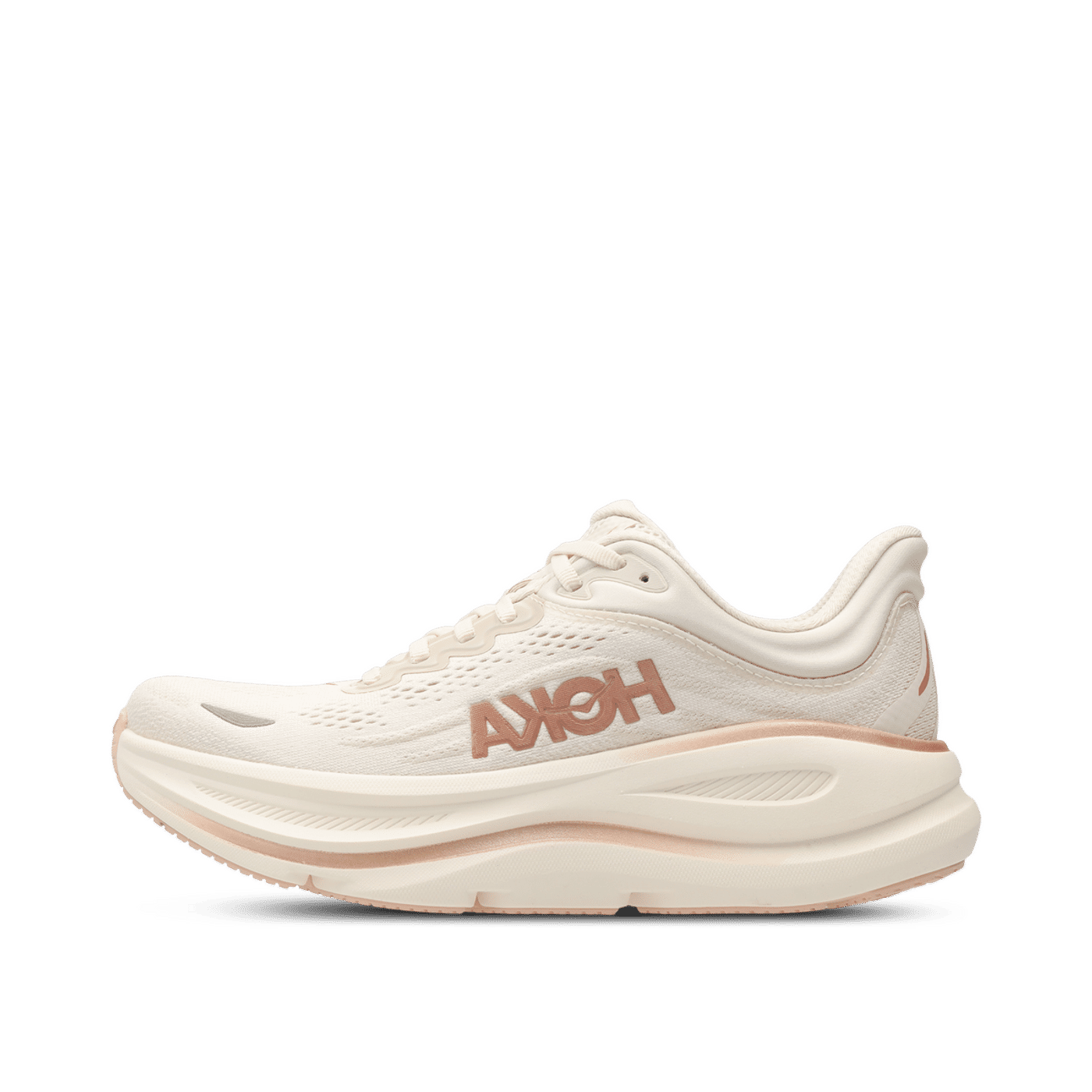 Hoka Bondi 9 Wmns "Oat Milk/Rose Gold" | 1162012OSG