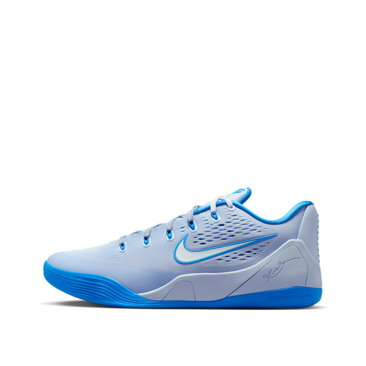 Nike Kobe IX Elite Low EM Protro "Hydrogen Blue/Light Photo Blue-White" | IH1401-402