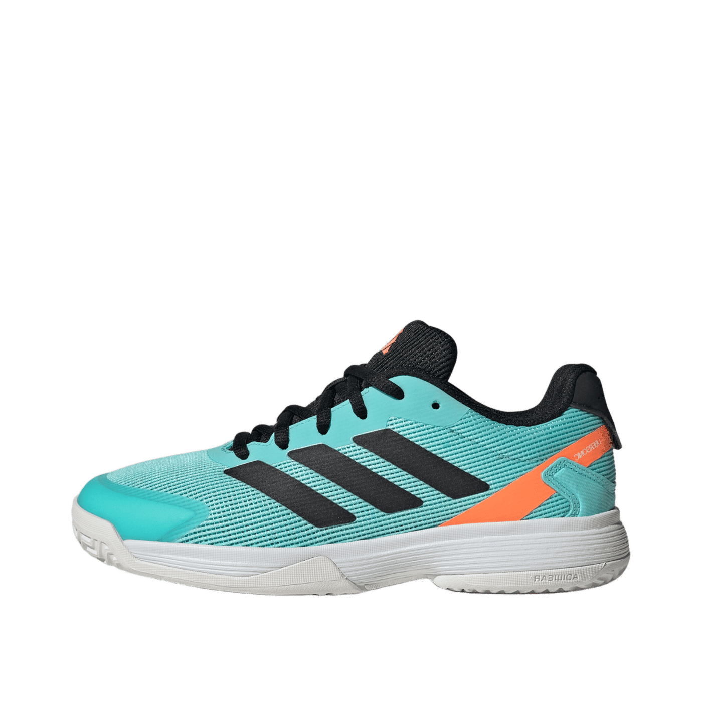 Adidas Ubersonic Kids "Flash Aqua / Core Black / Lucid Orange" | JR4511