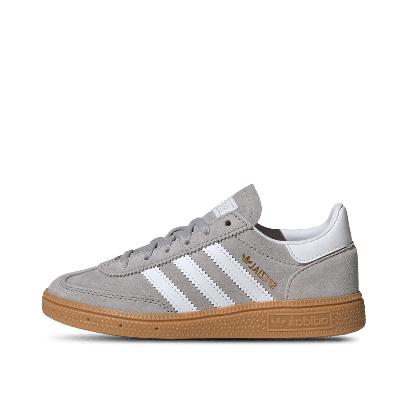 Adidas Handball Spezial Kids "Grey Two / Cloud White / Gum" | JP9572