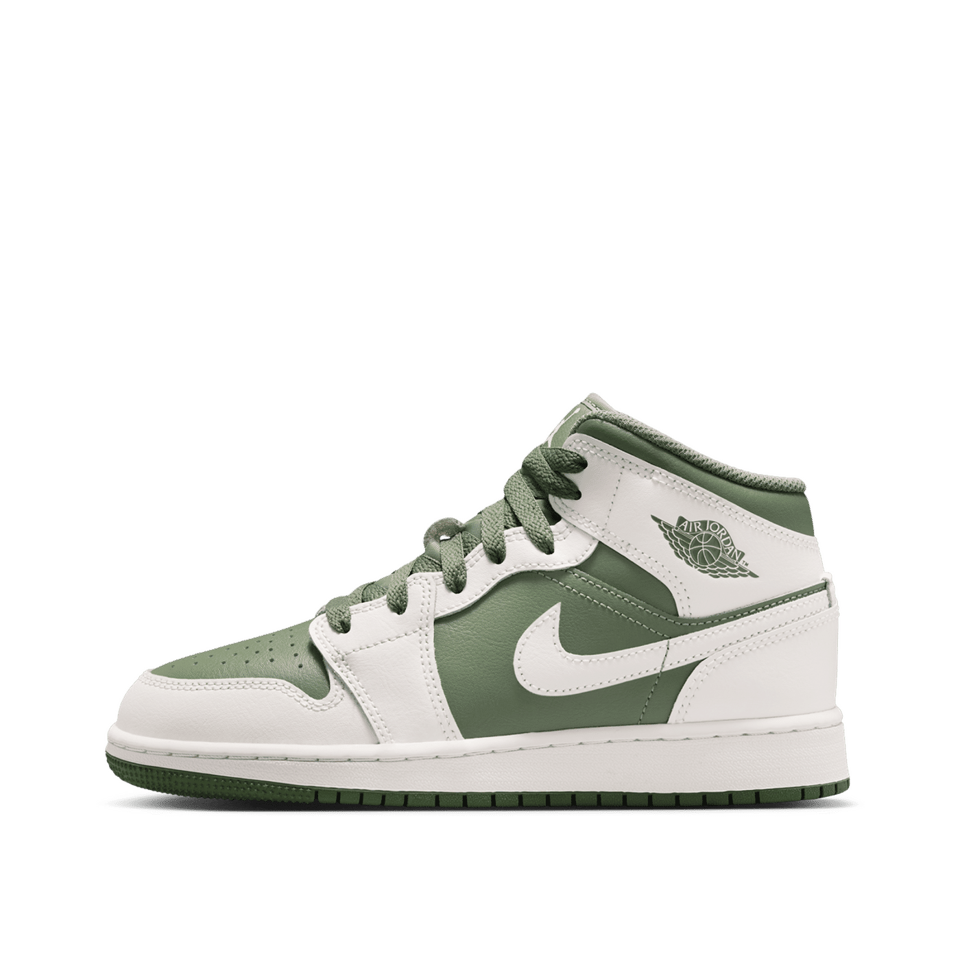 Jordan Air 1 Mid Junior - Wit, Wit