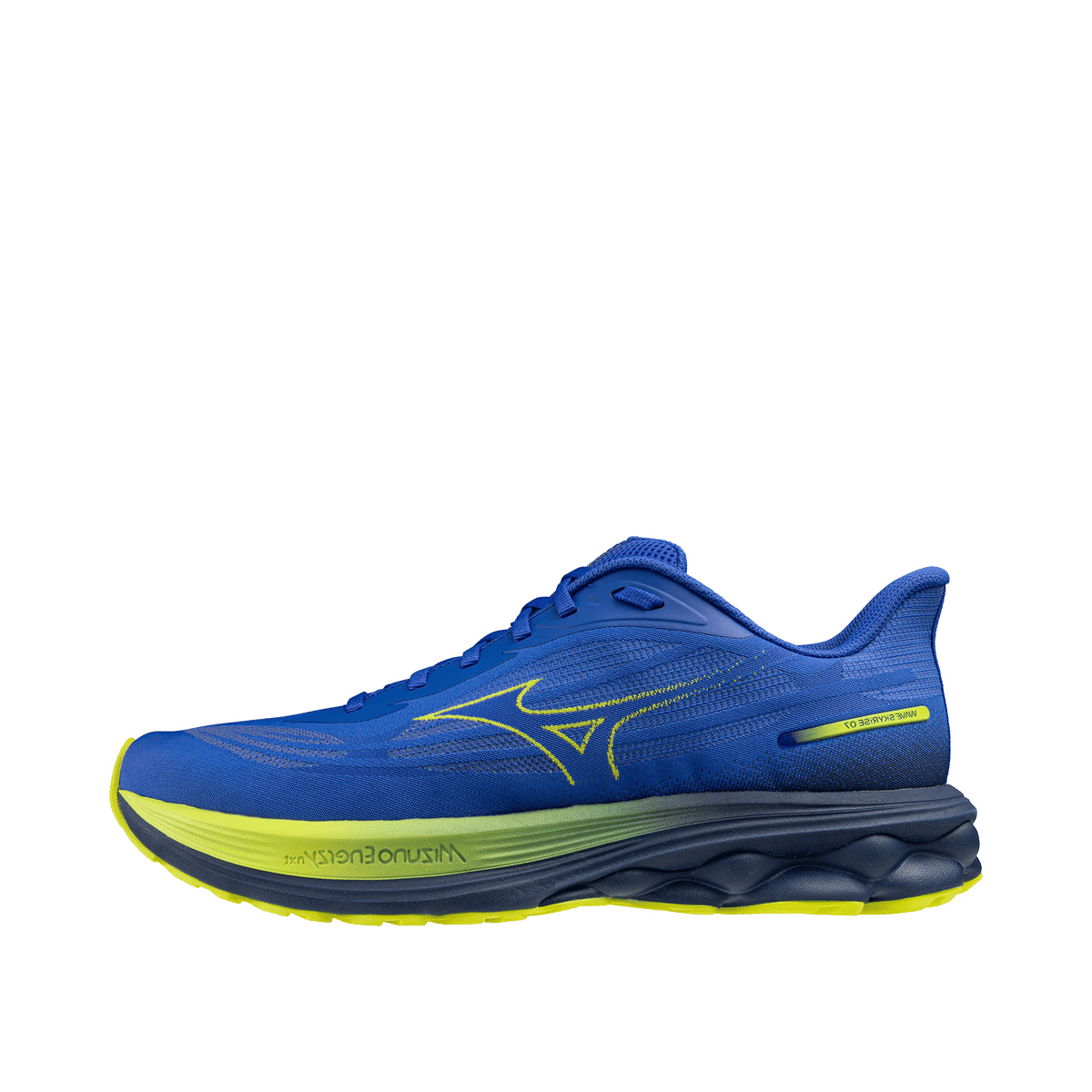 Mizuno Wave Skyrise 7                      Neutrale schoen Heren-blauw, geel