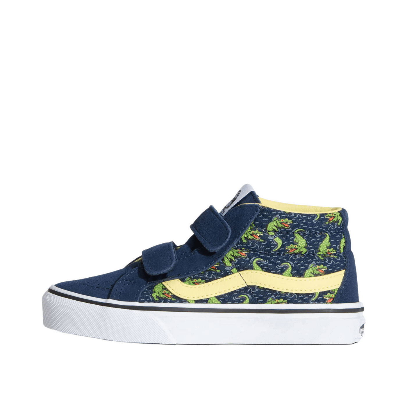 Vans SK8-Mid Reissue V Glow Croc "Navy/Yellow" | VN000CZ7YY0