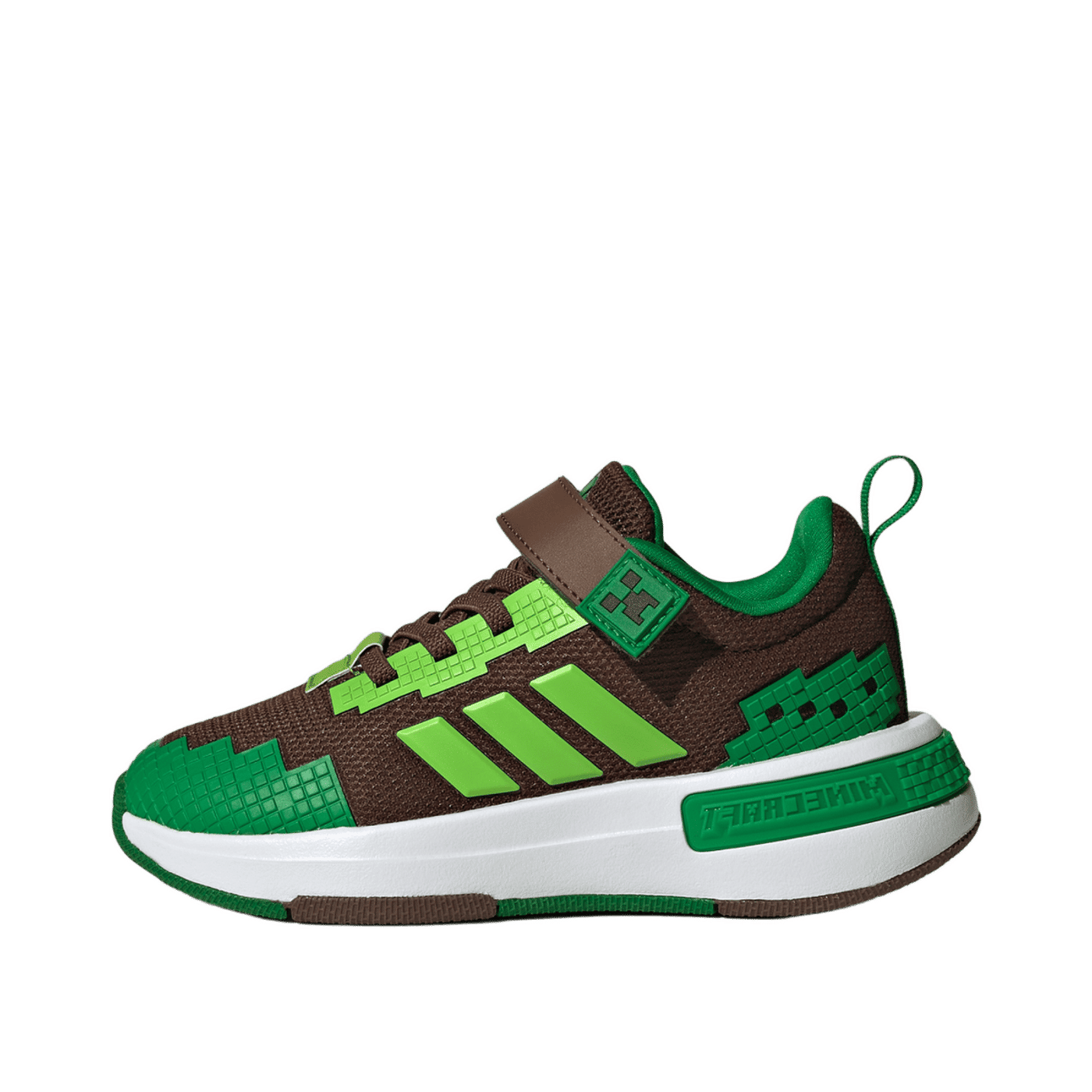 Adidas Minecraft Pro EL C Kids "Auburn / Semi Solar Green / Cloud White" | JR1969