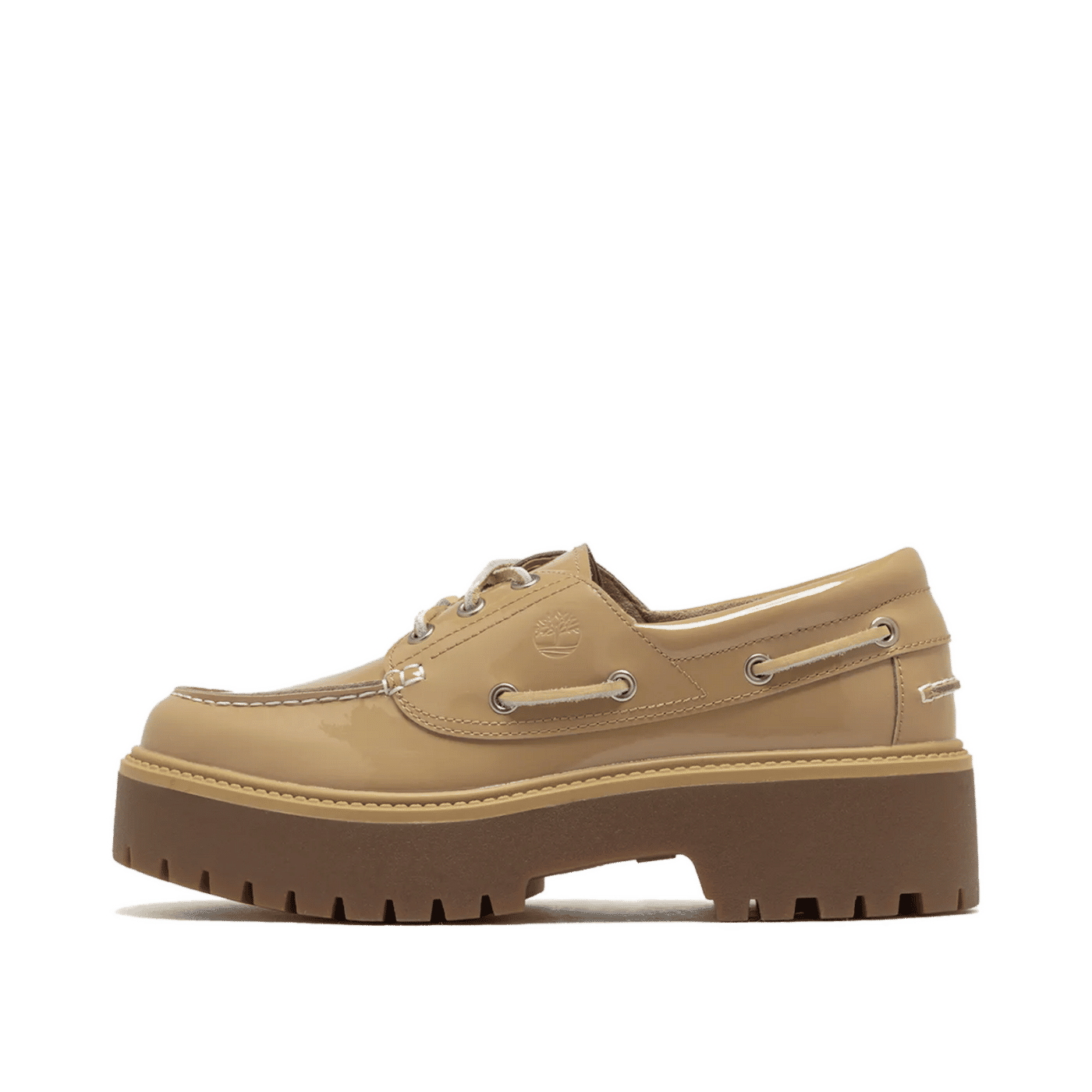 Timberland Wmns Stone Street Patent Leather "Beige" | TB0A2GVFAKJ1