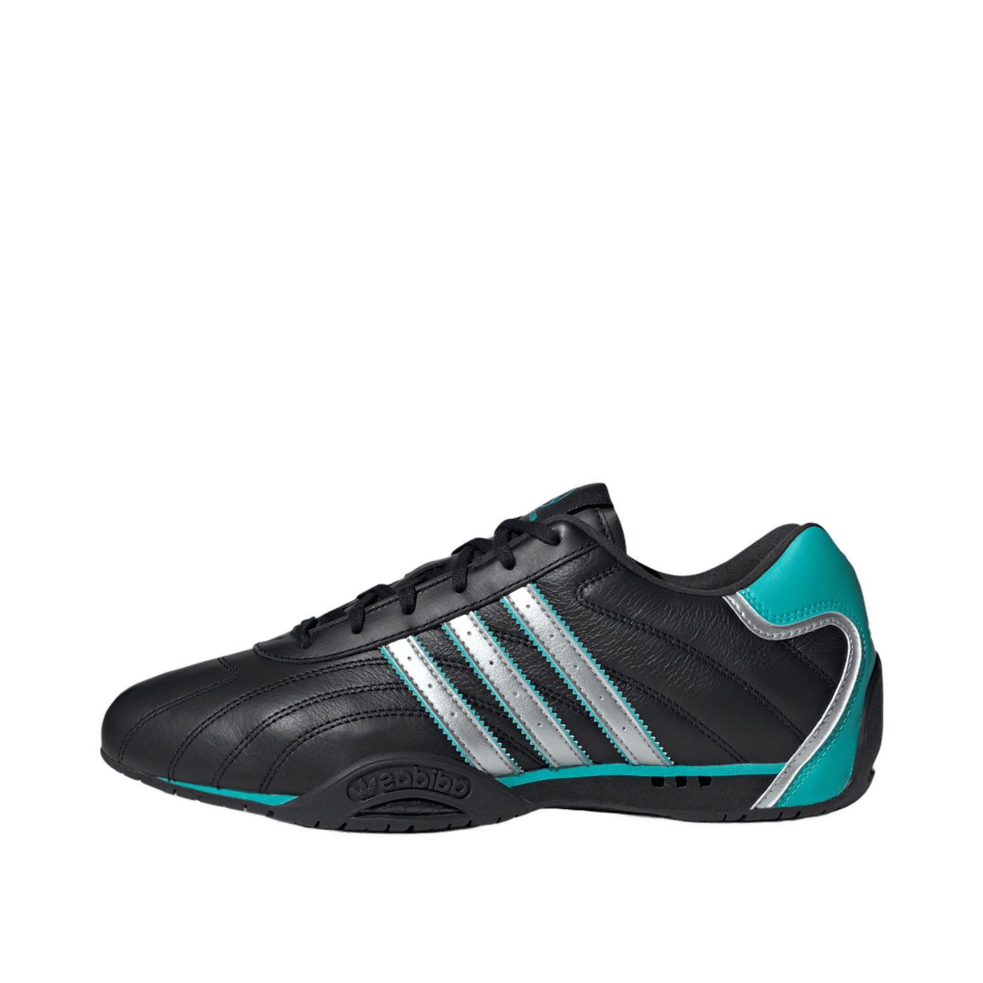 Adidas Adiracer Lo Mercedes AMG Petronas F1 Team "Core Black / Matte Silver / Semi Mint Rush" | KJ1188