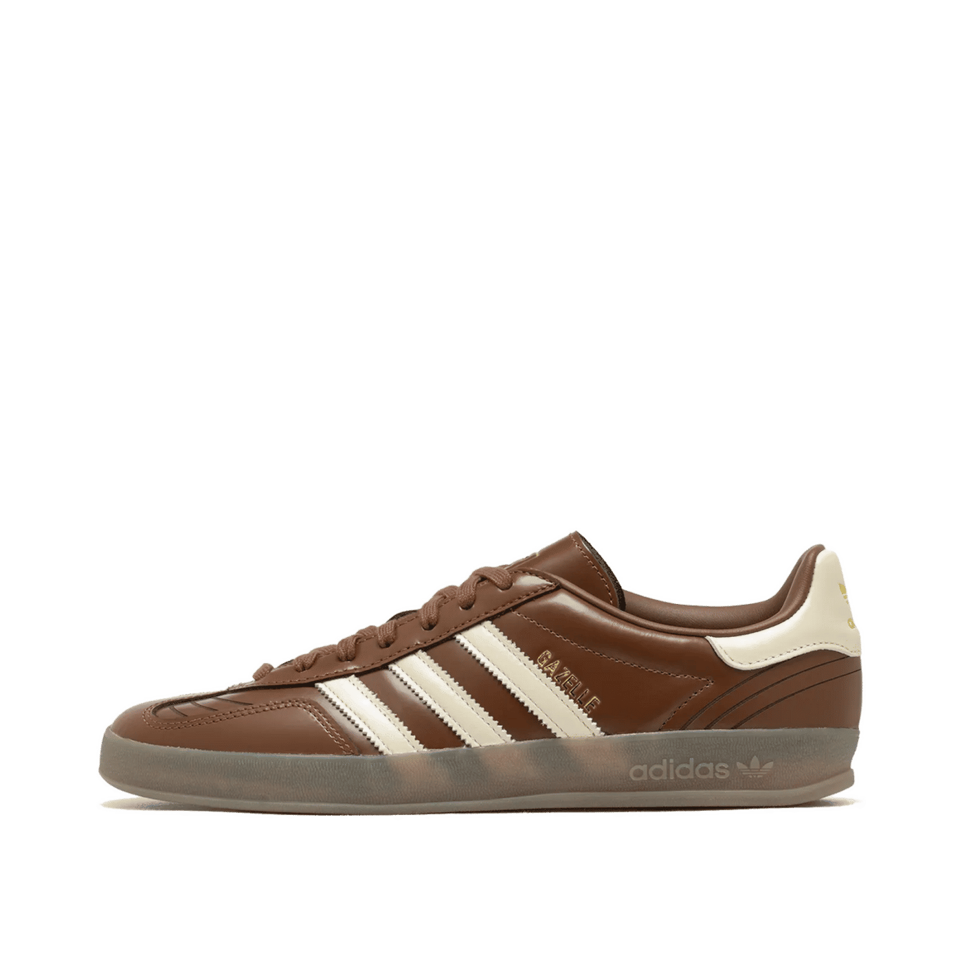 Adidas Gazelle Indoor "Preloved Brown / Wonder White / Gum5" | IH9680