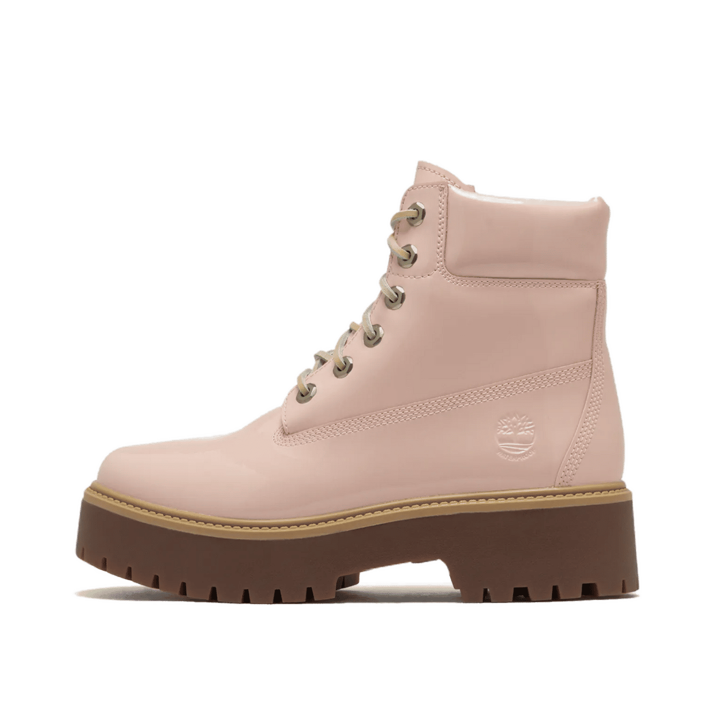 Timberland Wmns Stone Street 6-Inch Lace-Up Waterproof "Light Pink" | TB0A2H3CA5H1