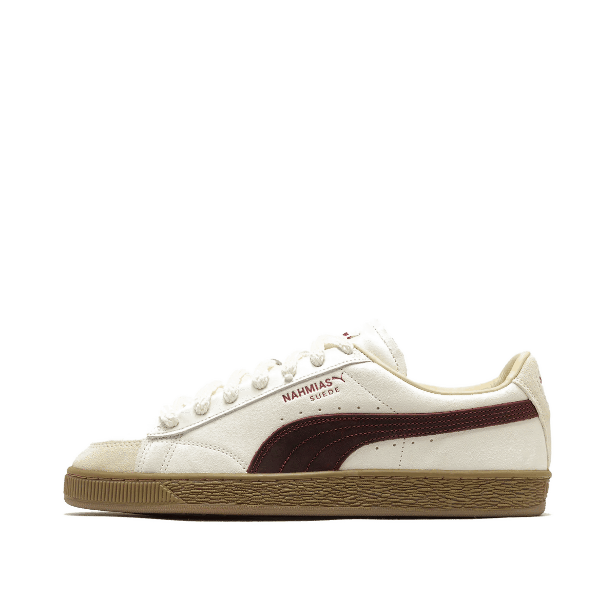 Puma x Nahmias Suede Vintage "Warm White / Archive Gold / For All Time Red" | 407025-01