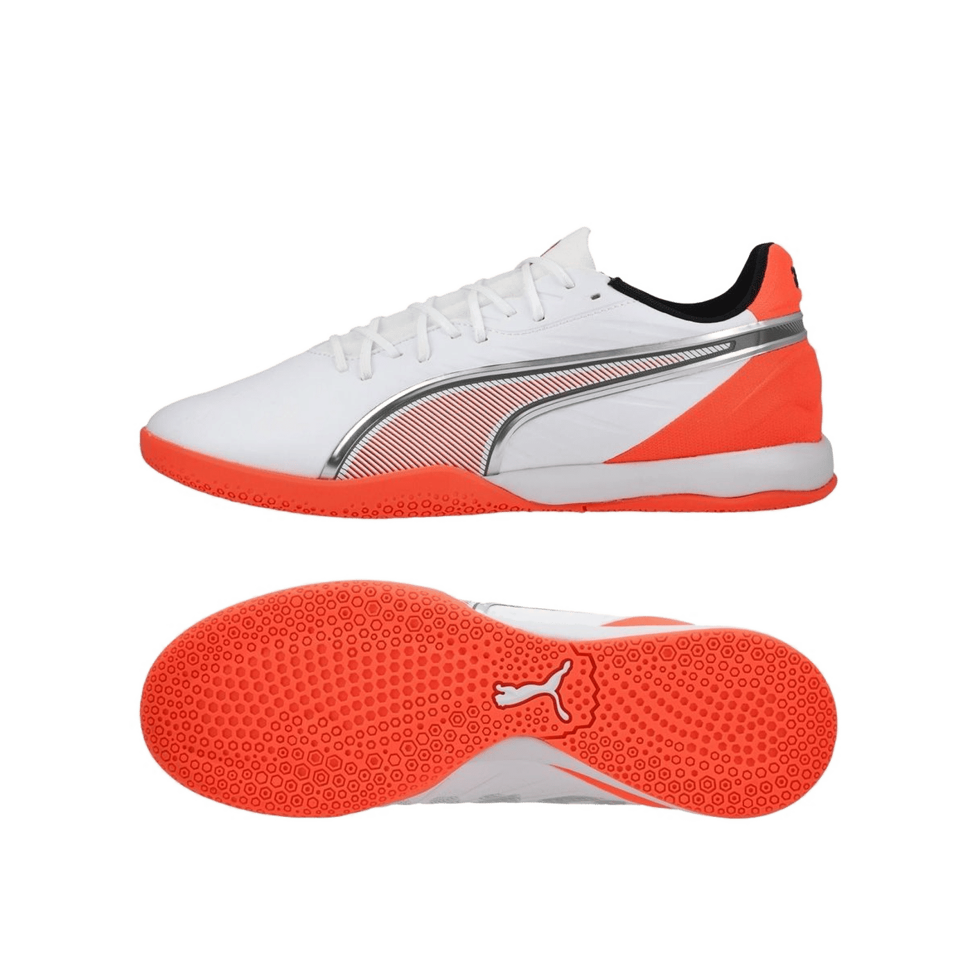 PUMA King Match It Untamed "White/Silver/Fiery Red" | 108836-01