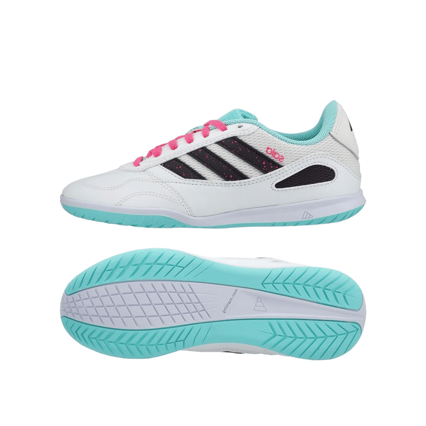Adidas Super Sala III IC "White/Aurora Black/Flash Aqua" | JR5400