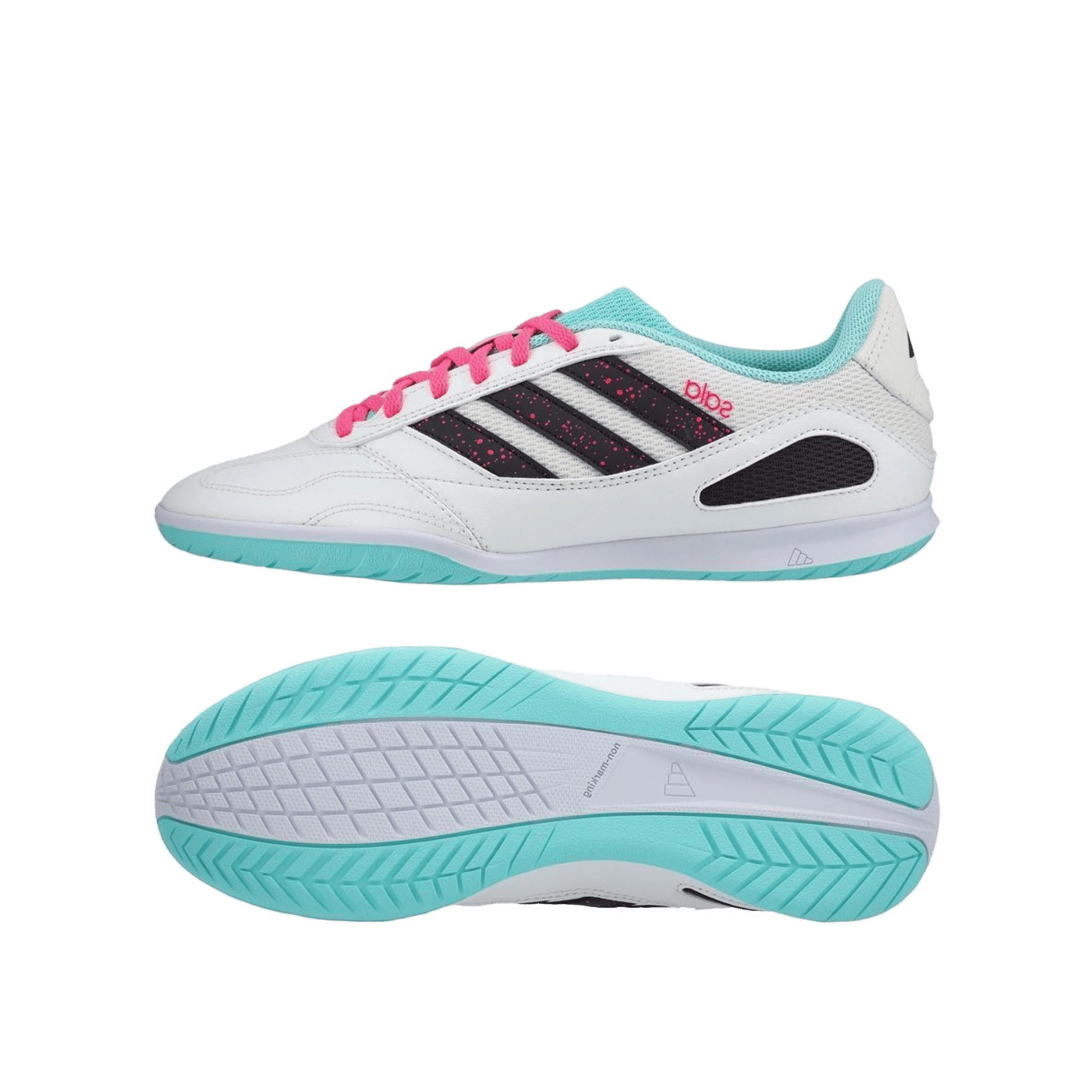 Adidas Super Sala III IC "White/Aurora Black/Flash Aqua" | JR5397