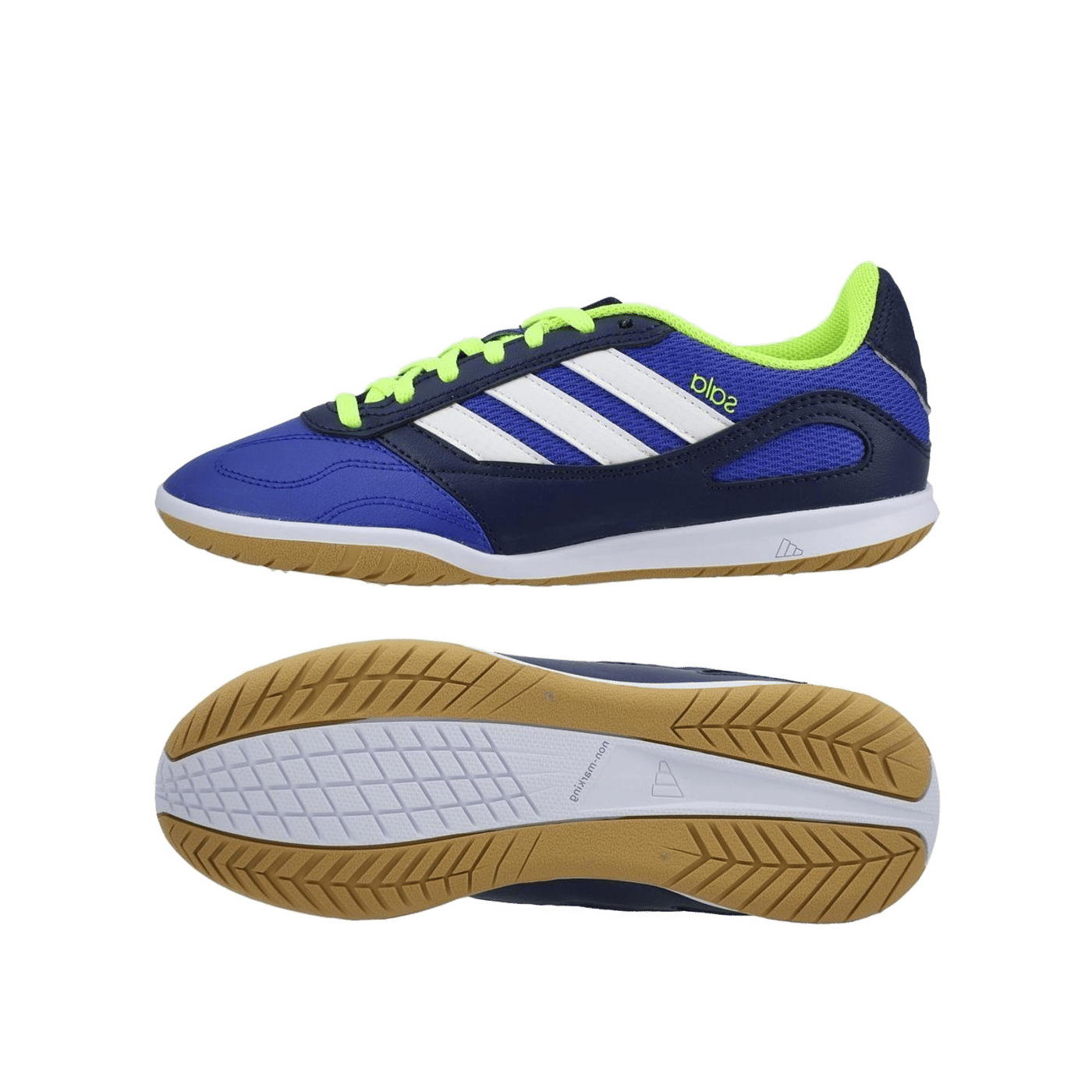 adidas Super Sala III Kids "Blue/White/Lucid Lemon" | JR5401