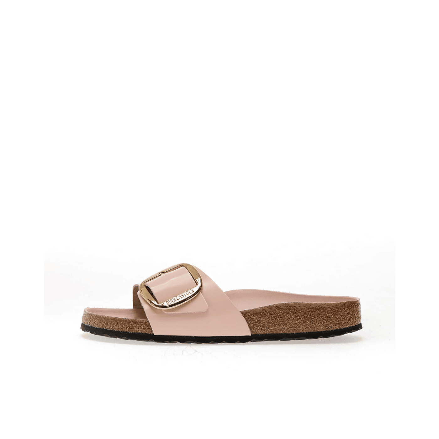 Birkenstock Madrid Big Buckle Slide "High-Shine Light Rose" | 1029448