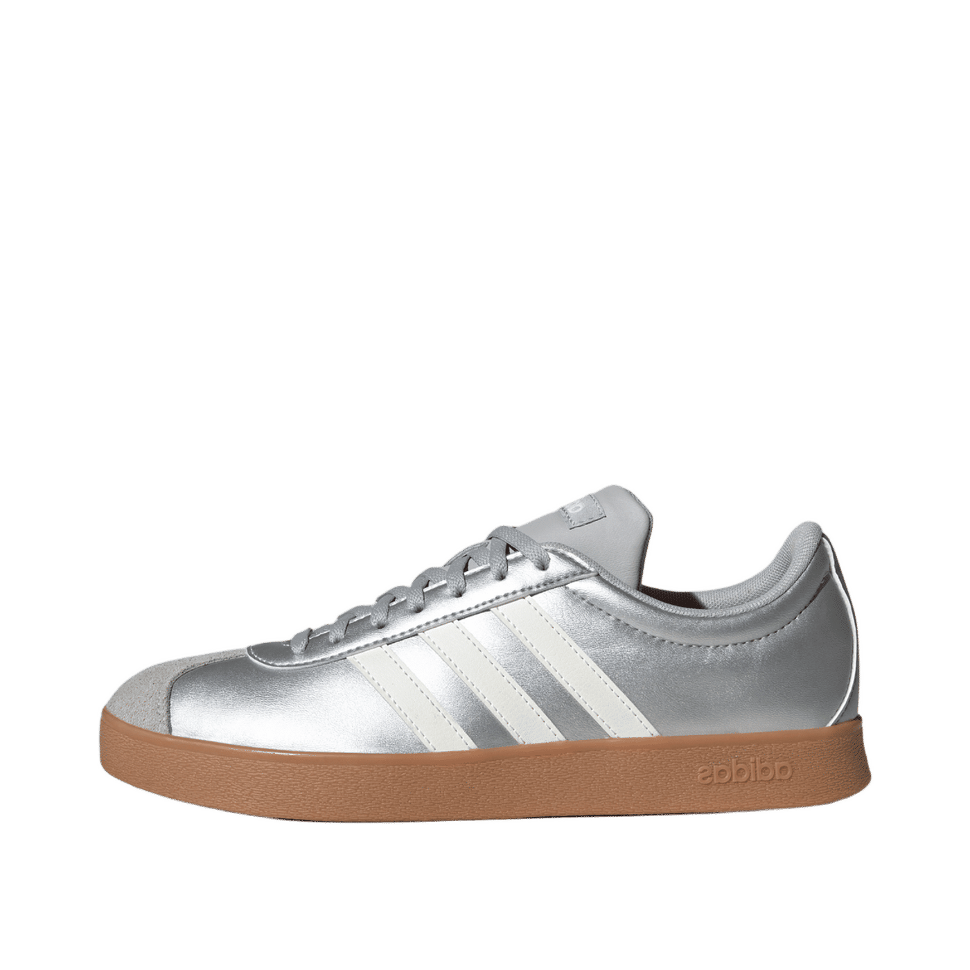 Adidas VL Court Base "Silver Metallic / Core White / Grey Two" | JQ3048