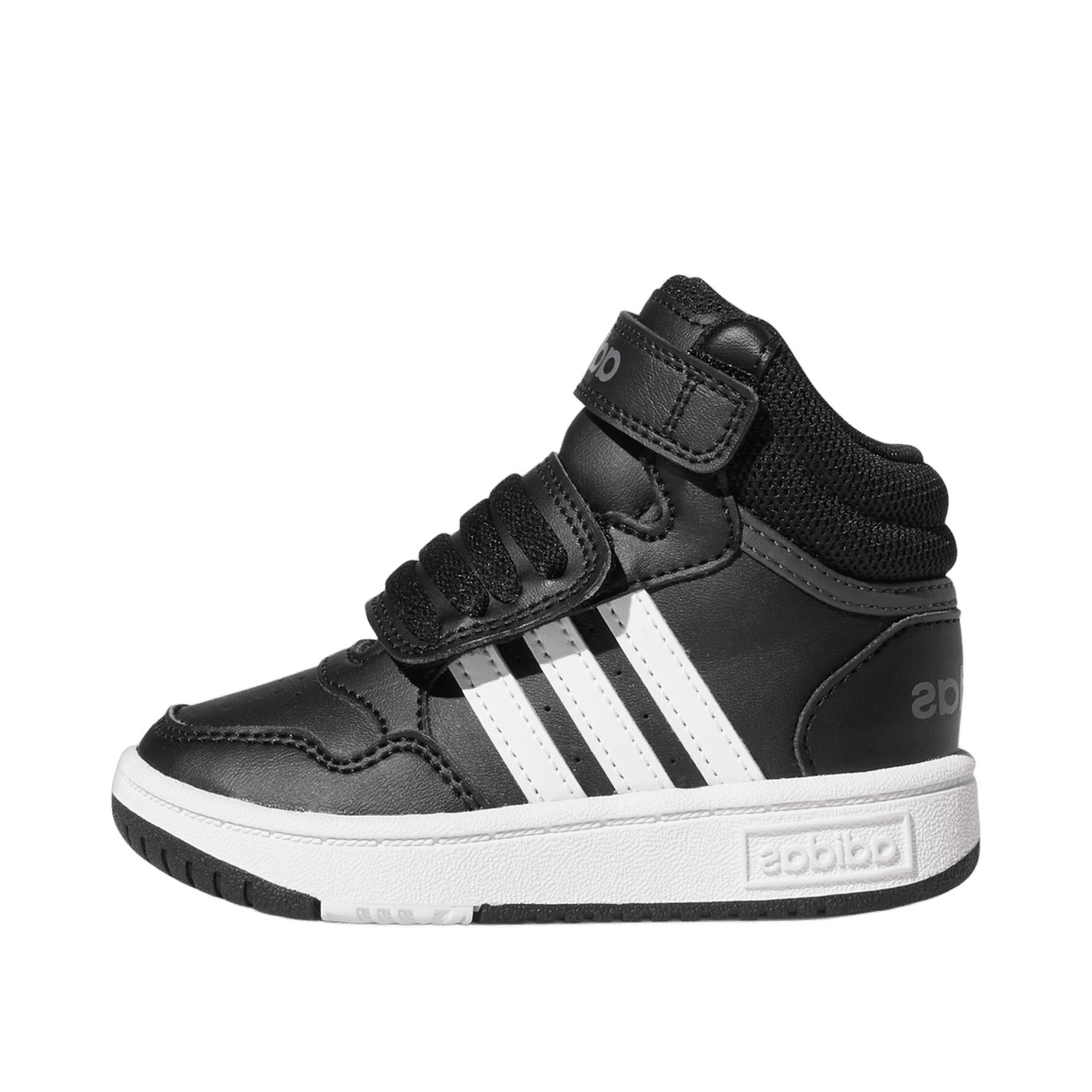 Adidas Hoops Mid "Core Black / Cloud White / Grey Six" | GW0408