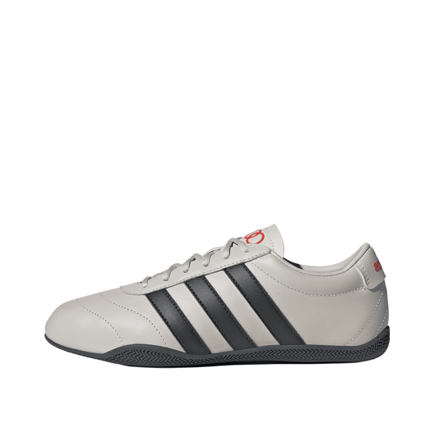 Adidas GRAND COURT LO "Chalk Pearl / Utility Black / Hi-Res Red" | KI8651