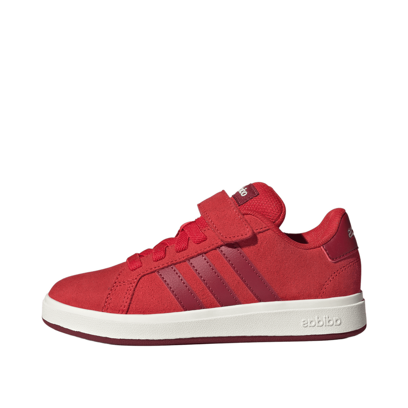Adidas Grand Court 00s Kids "Collegiate Red / Collegiate Burgundy / Off White" | JQ5653