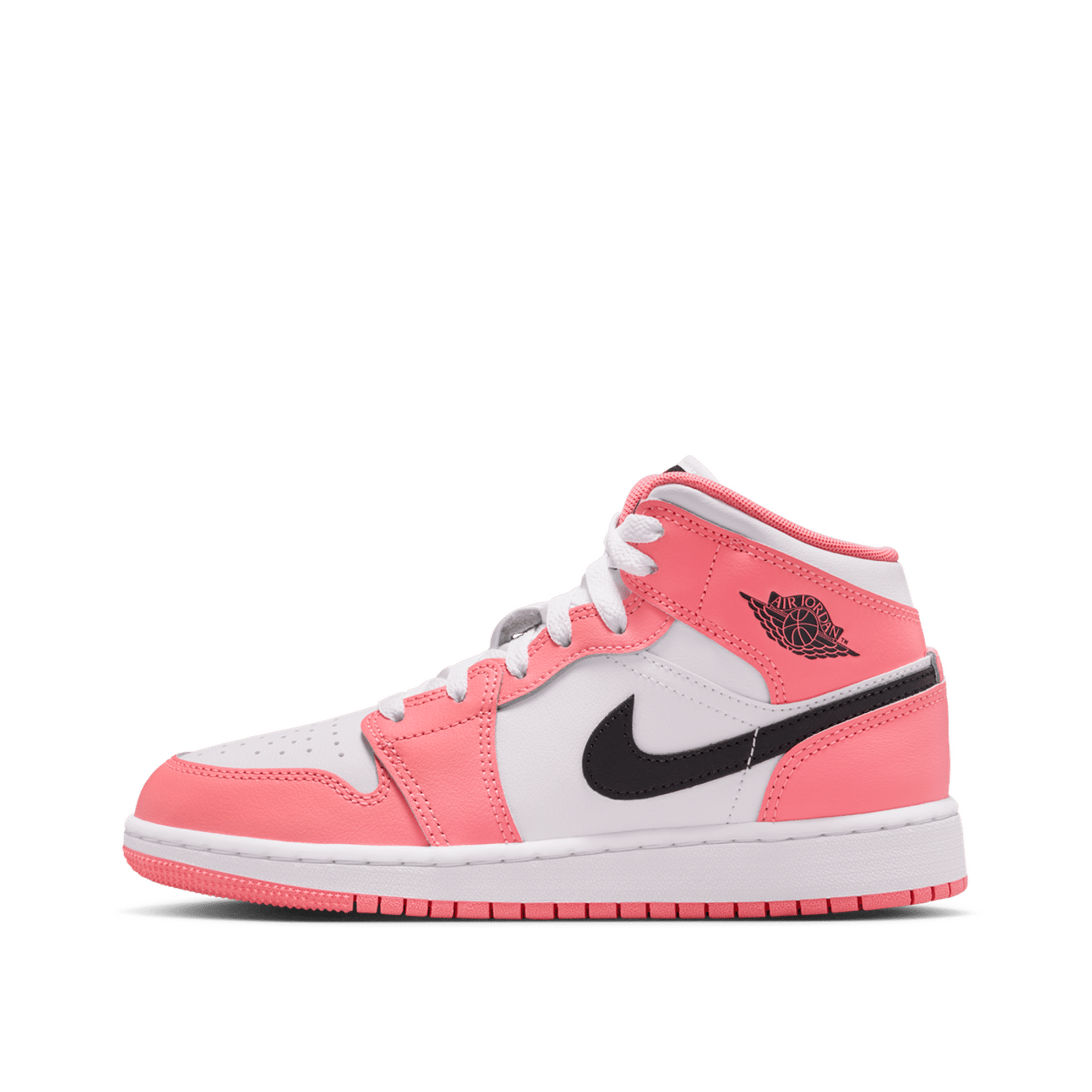 Jordan Kinderschoenen Air Jordan 1 Mid - Roze - Kind, Roze