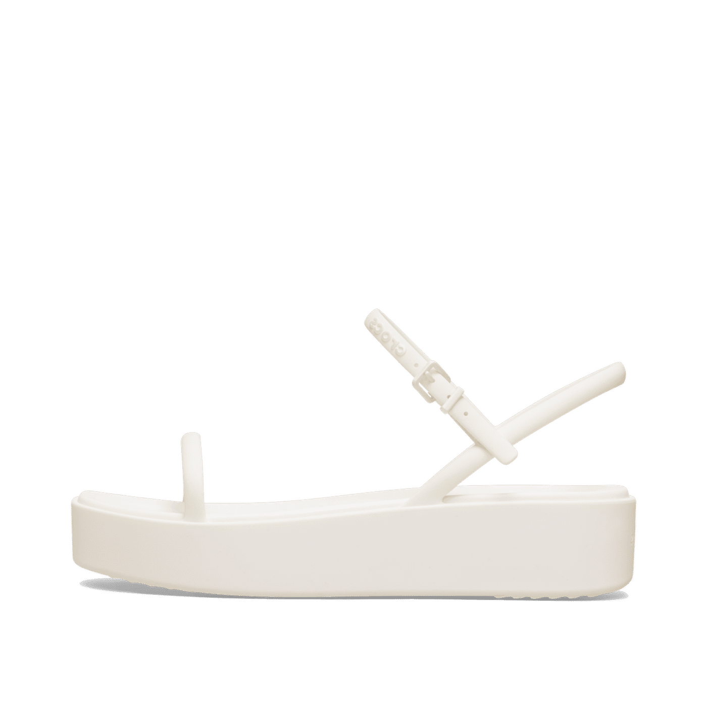 Crocs Miami Platform Y-Strap "Chalk" | 2120120WV