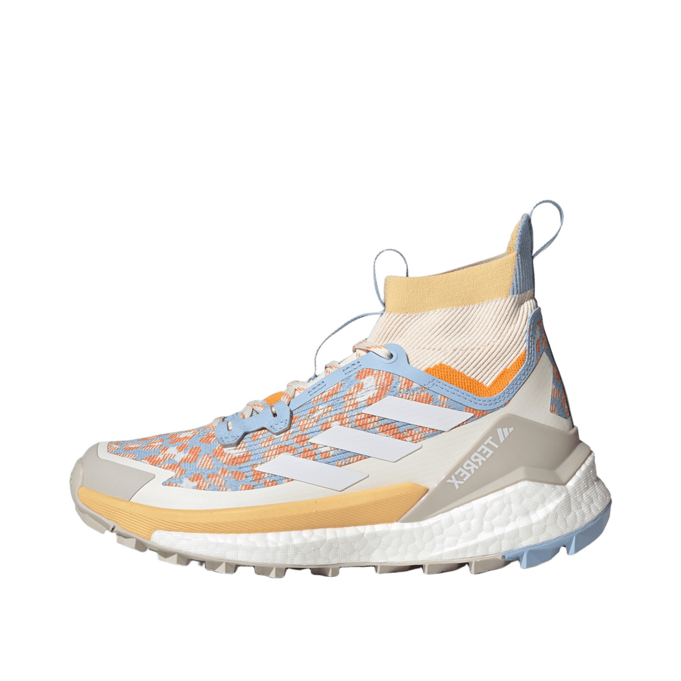 Adidas Terrex Free Hiker 2.0 "Glow Blue/Ftwr White/Pure Tangerine" | JQ3592