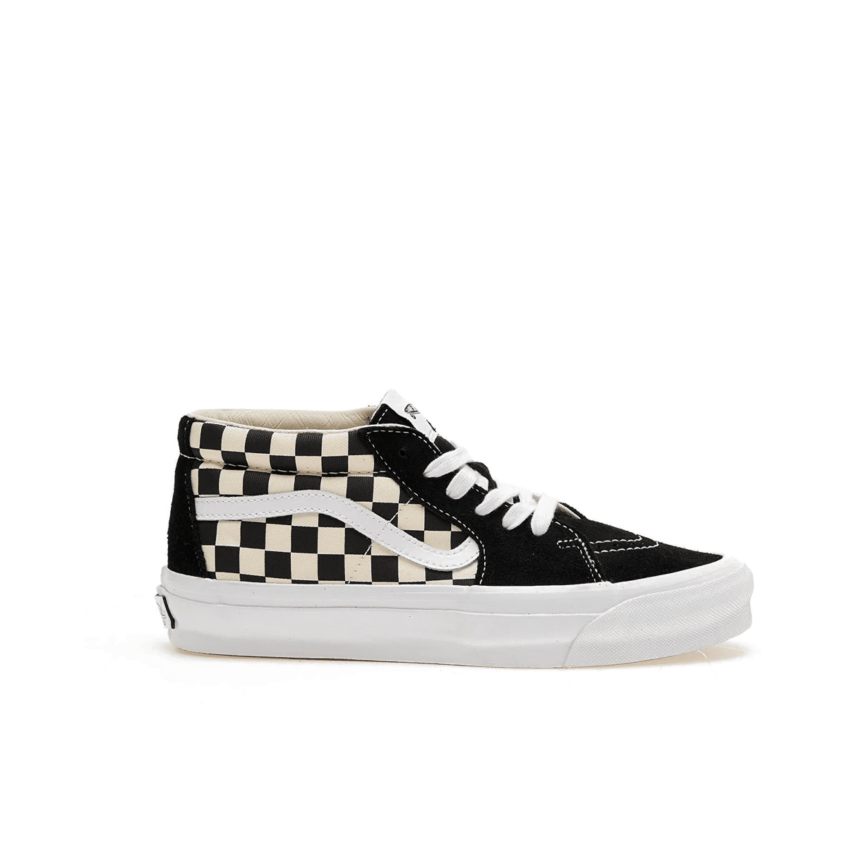 Vans Sk8-Mid Reissue 83 LX "Checkerboard Black/Off White" | VN000CQQ2BO1