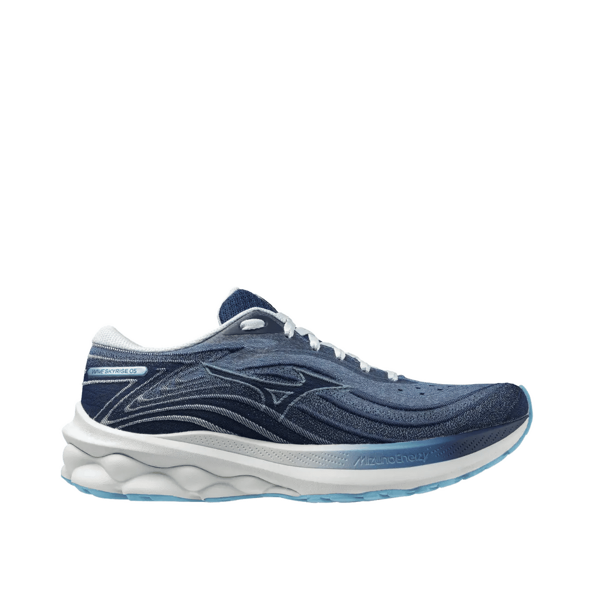 Mizuno Wave Skyrise 5 "Parisian Blue/River Blue/Estat" | J1GD240971