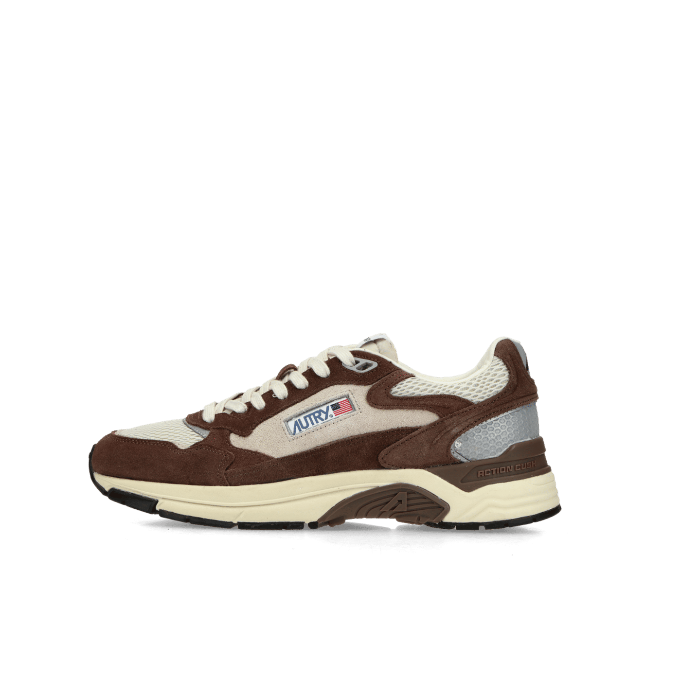 Autry Hyperway Low "Mesh Brown/Silver" | HYLMSA03