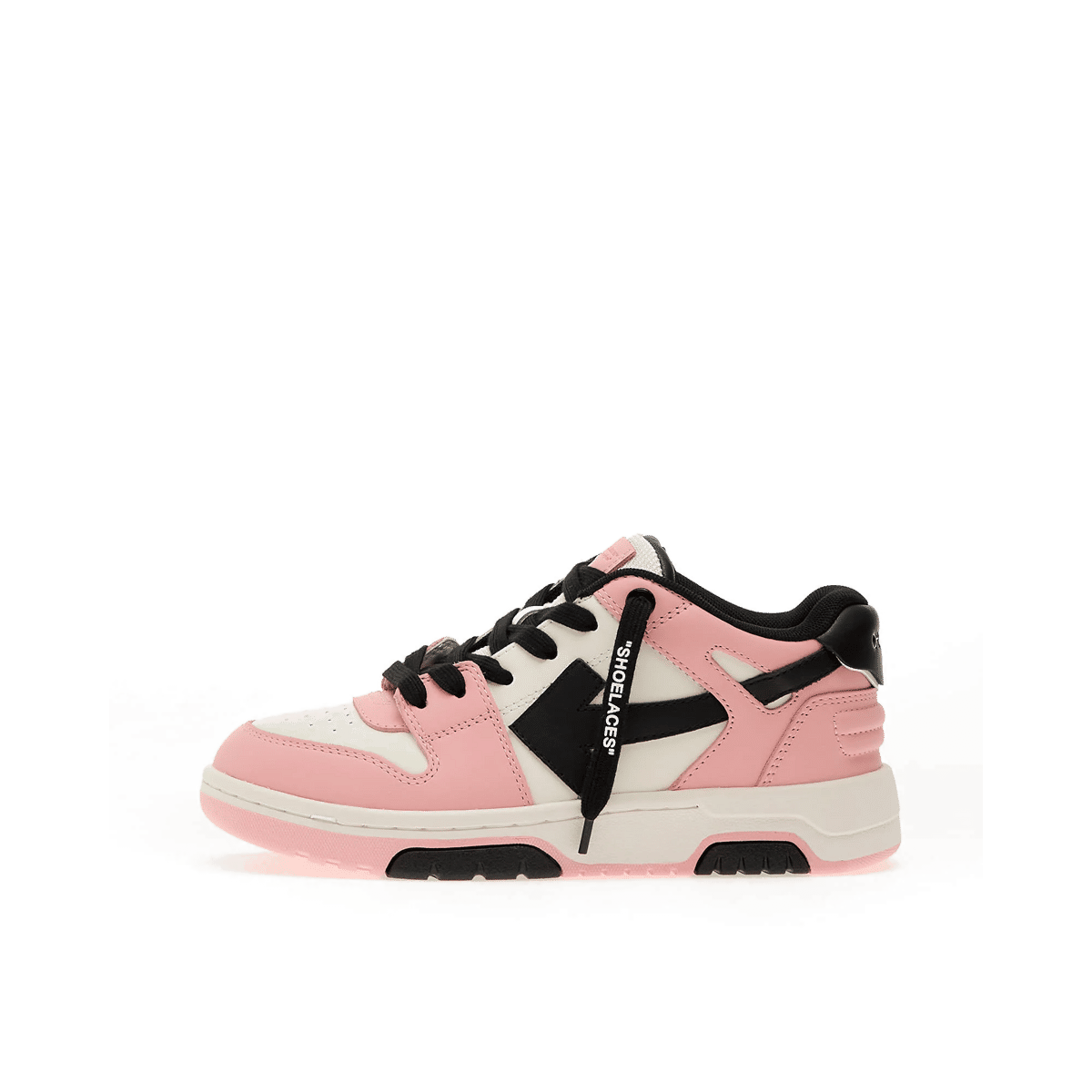 Off-White Out Of Office Kids "Pink Black" | OGIA007S25LEA0013010
